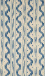 Wallpaper Toile de Nantes Bleu ancien — Pierre Frey Tapete