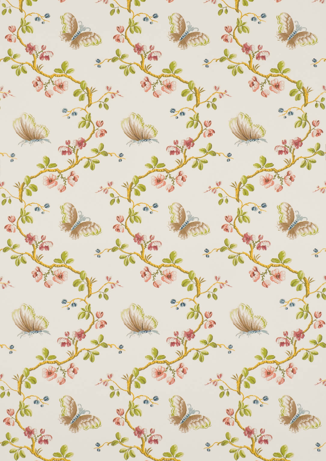 Wallpaper Papillons Beige — Pierre Frey Tapete
