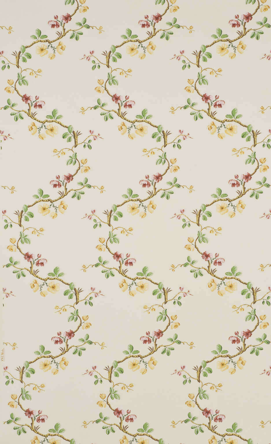 Wallpaper Sans Papillons Corail — Pierre Frey tapet