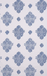 Wallpaper Erevan Delft blue — Pierre Frey behang