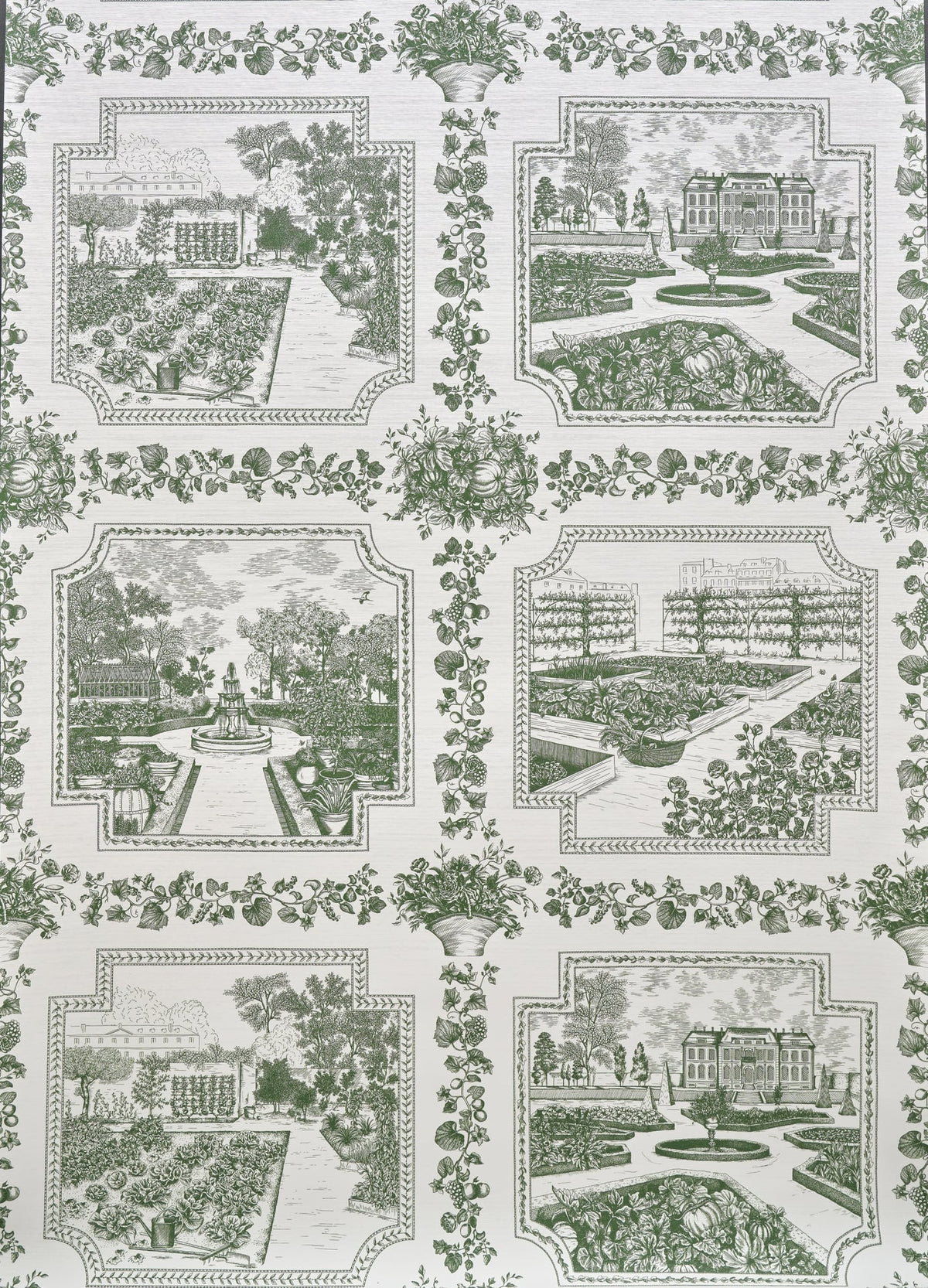 Les Quatre Potagers VEGETAL — Pierre Frey tapet