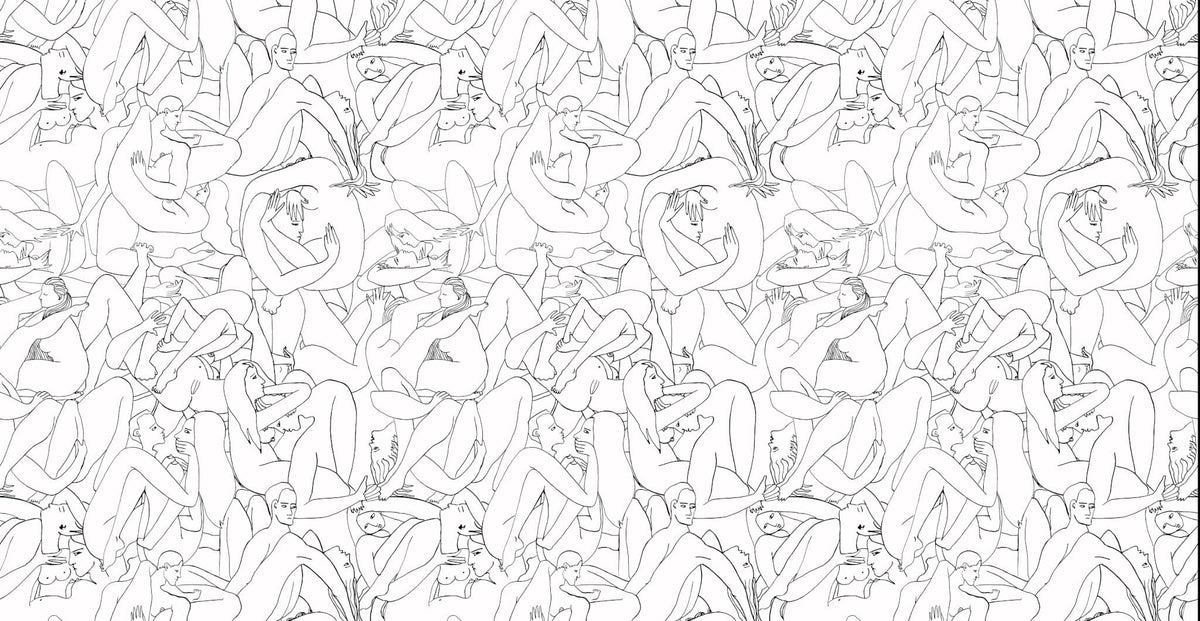 Le Couple Noiretblanc — Pierre Frey wallpaper