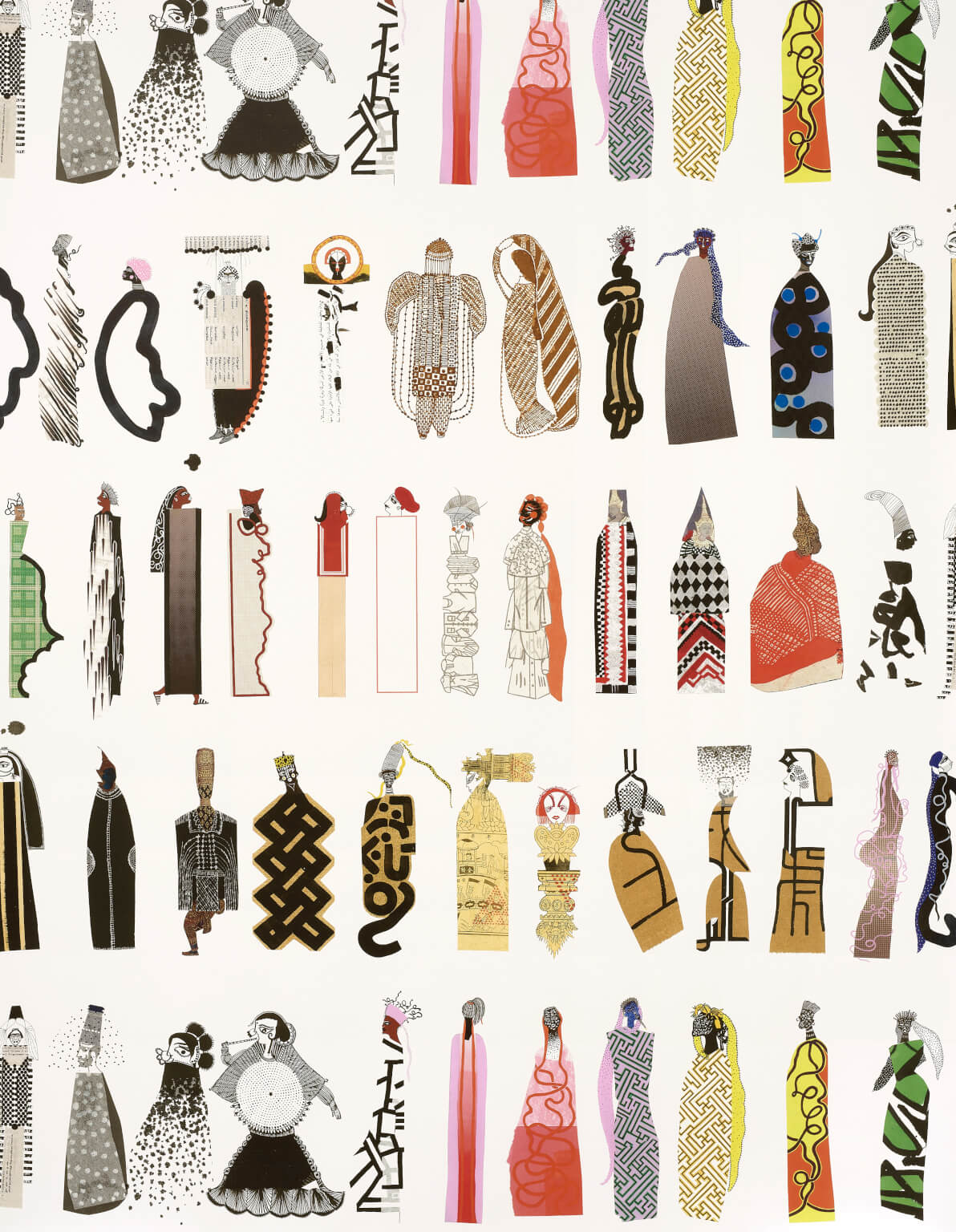 Beau Monde Multicolore — Pierre Frey behang
