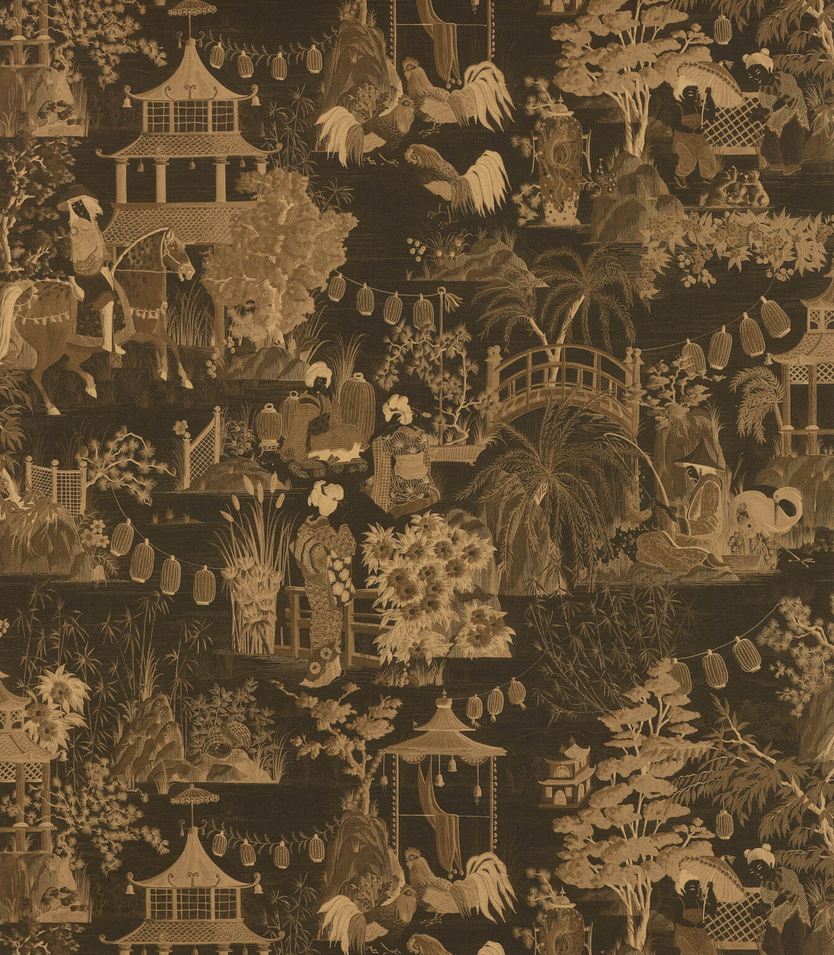 Ogaki Sepia — Pierre Frey tapet