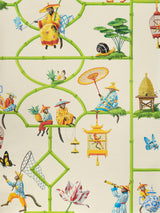 Les Singes Savants Beige — Pierre Frey tapet
