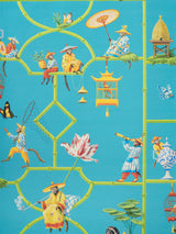 Les Singes Savants Turquois — Pierre Frey tapet