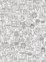 Surrealist Ball Croquis — Pierre Frey tapet