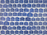 Les Rues Parisiennes Indigo — Pierre Frey tapet