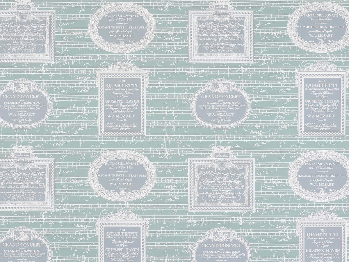 Pentagrama Aqua — Pierre Frey tapet