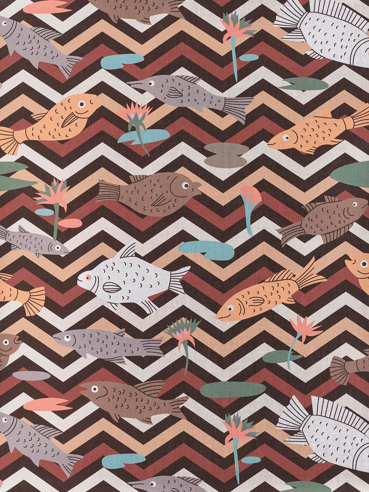 Les Poissons du Nil Cafe — Pierre Frey Tapete