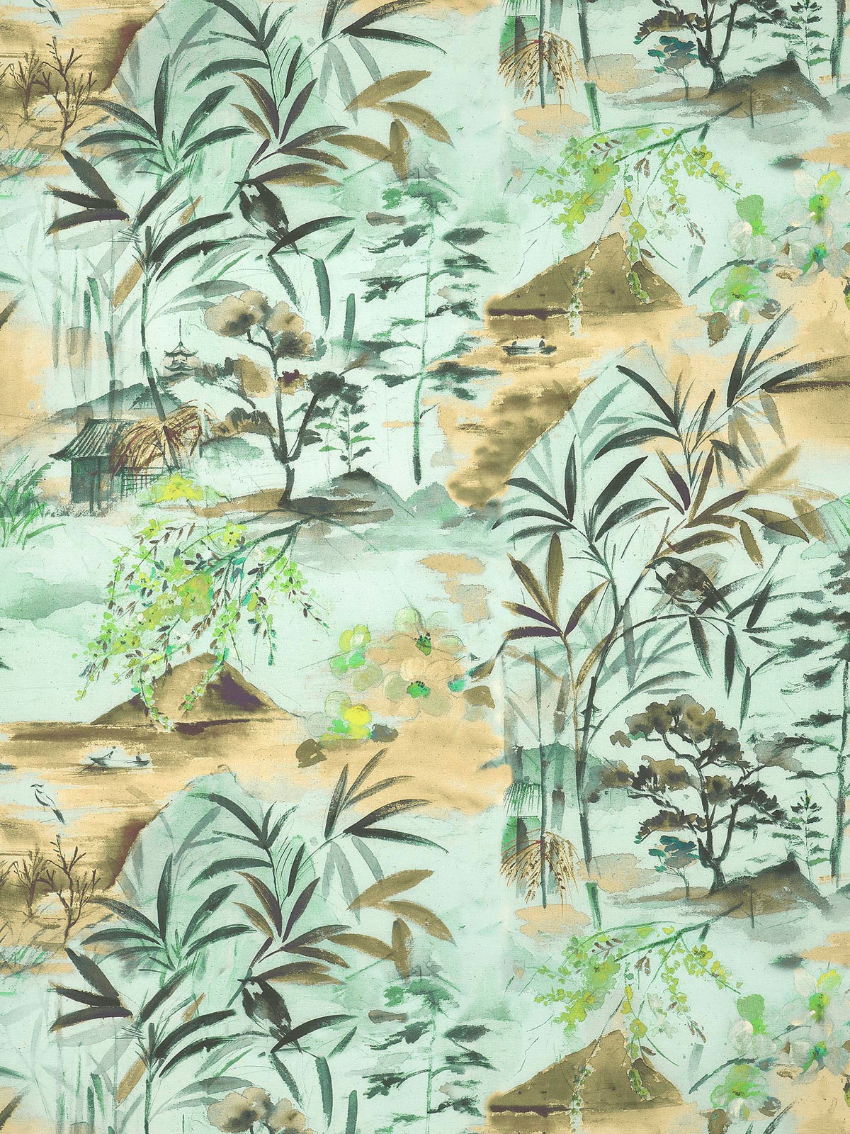 Oboshi Celadon — Pierre Frey wallpaper
