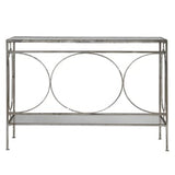 Luano Silver Console Table