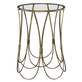 Kalindra Gold Accent Table