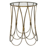 Kalindra Gold Accent Table