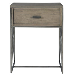 Cartwright grått sidobord — Uttermost