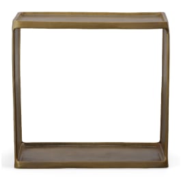 Derwent Antique Brass Side Table