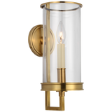 Glendon Small Hurricane Vägglampa Antique-Burnished Brass - Visual Comfort