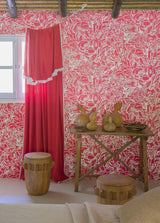 Grenadier room setting — Pierre Frey wallpaper