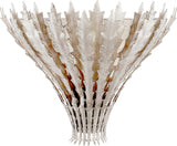 Hampton Wandleuchte Burnished Silver Leaf