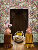 Hana room setting — Pierre Frey wallpaper