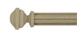 Castel Kubusvormige eindknop Ø50mm (paar) Sten — Castel Houlès