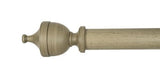 Castel Vaasvormige eindknoppen Ø50mm (paar) Sten — Castel Houlès