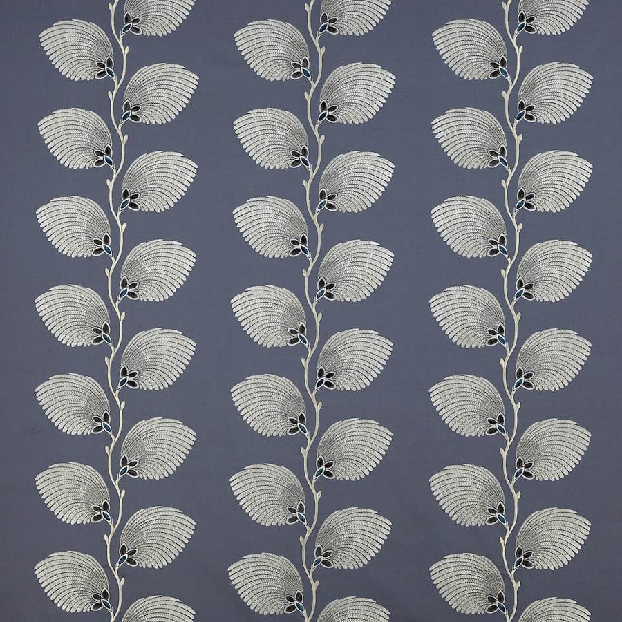 Lelani Indigo/Silver — Jane Churchill stof