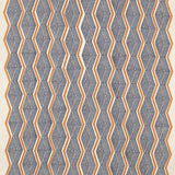 Zhiri Indigo/Orange — Jane Churchill stof