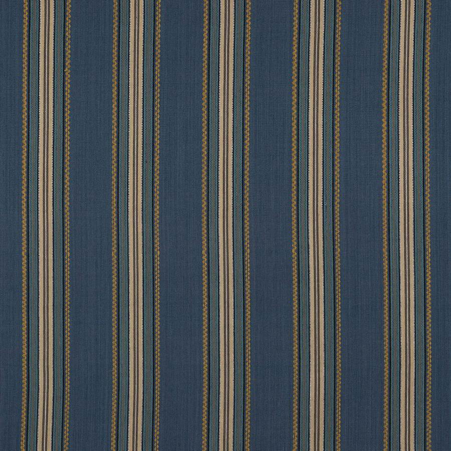 Indus Stripe Cobalt Blue — Jane Churchill stof