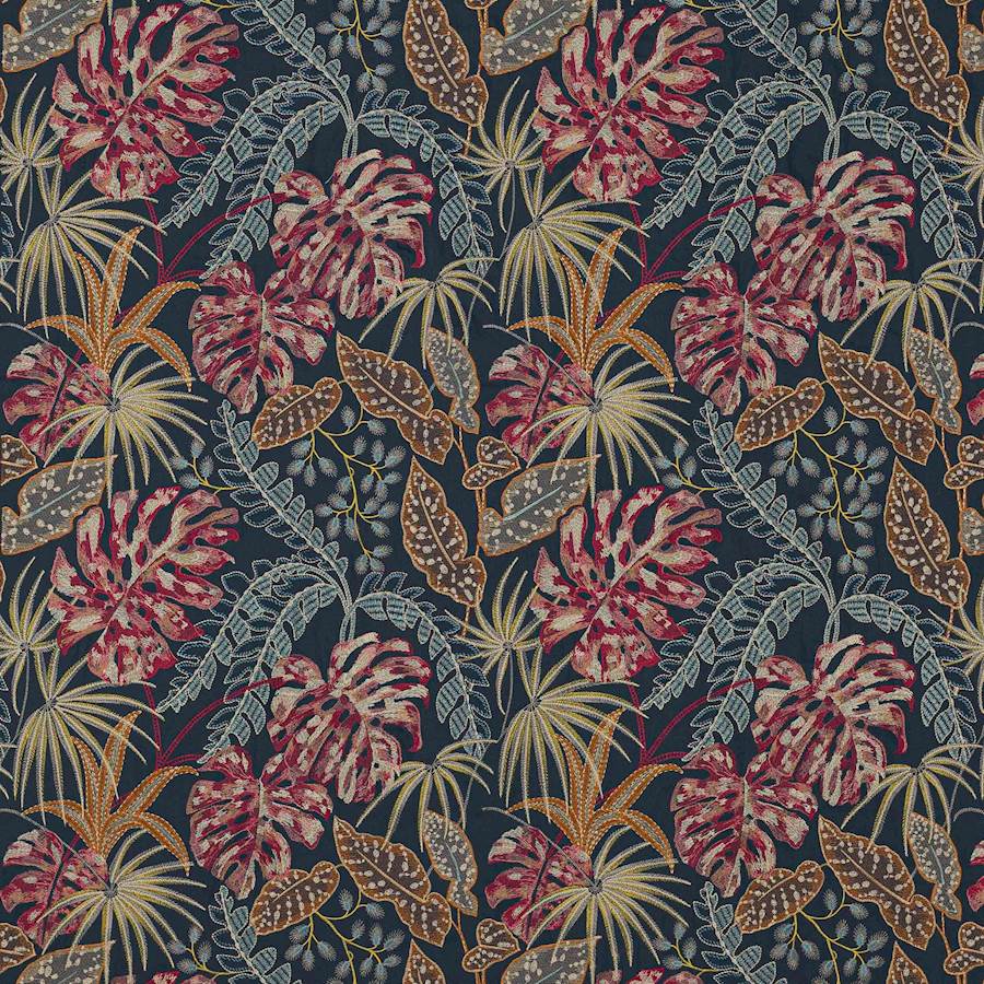 Rousseau Navy/Red — Jane Churchill -kangas