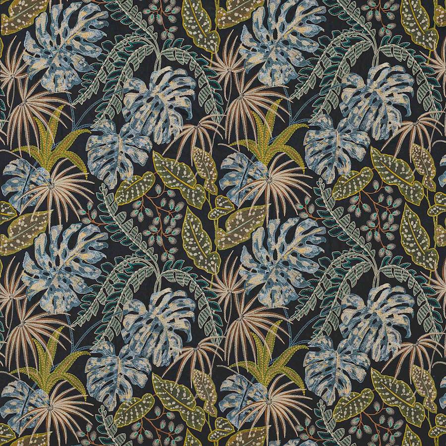 Rousseau Indigo/Green — Jane Churchill -kangas