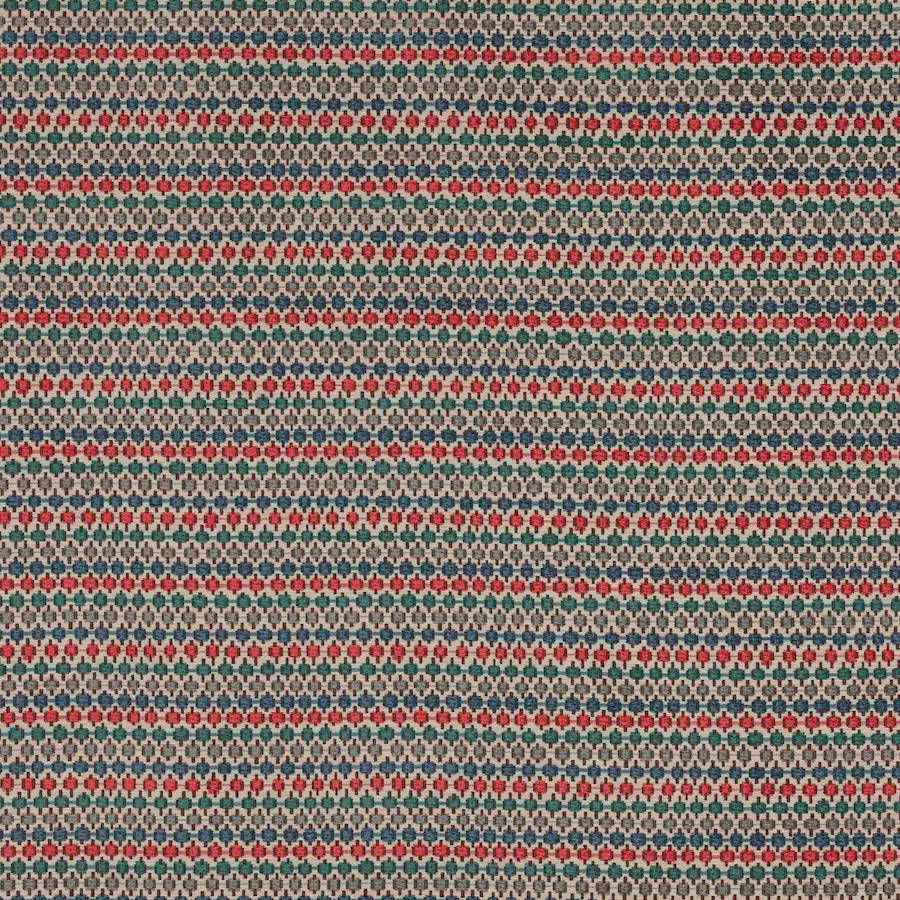 Hexam Coral/Blue — Jane Churchill stof