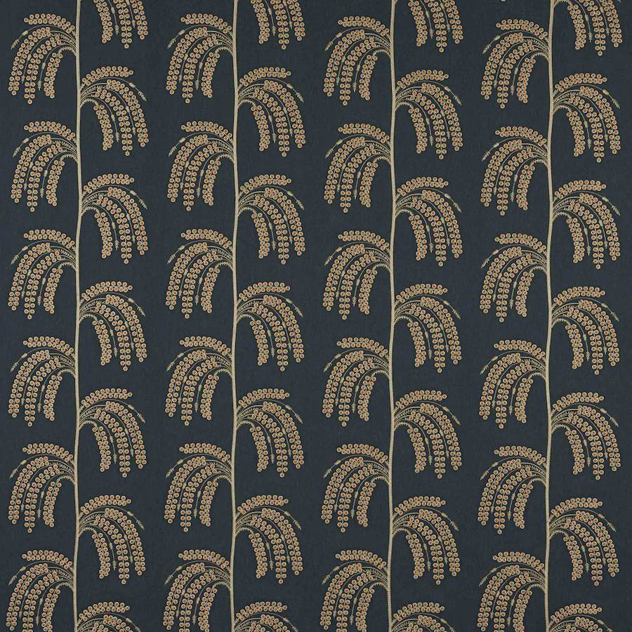 Helio Indigo/Copper — Jane Churchill stof