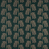 Helio Teal/Burnt Orange — Jane Churchill stof