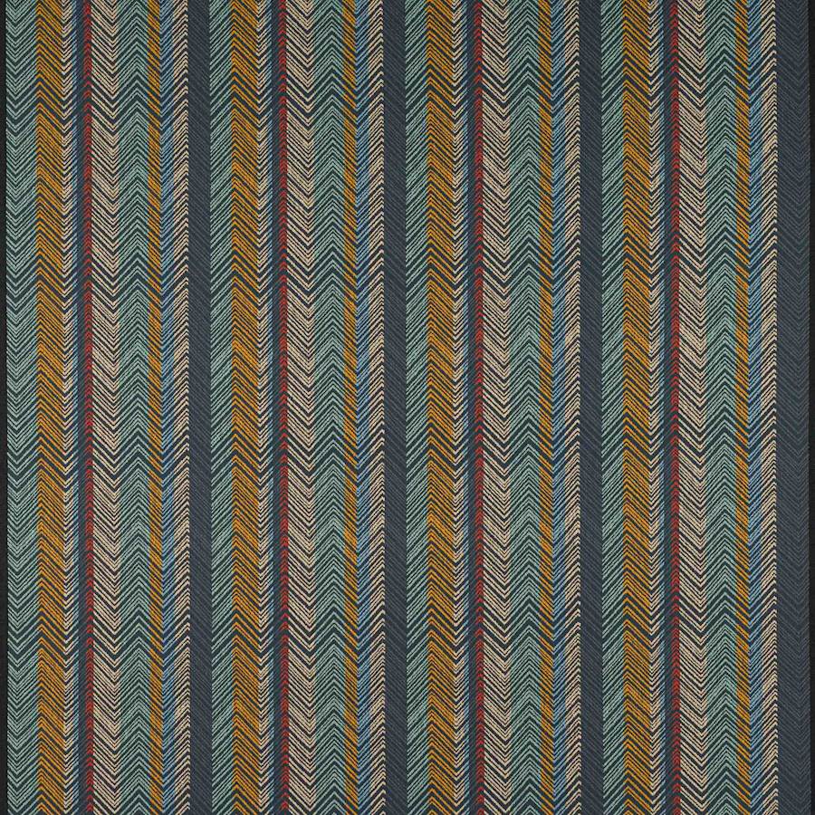 Medina Stripe Blue/Multi — Jane Churchill stof