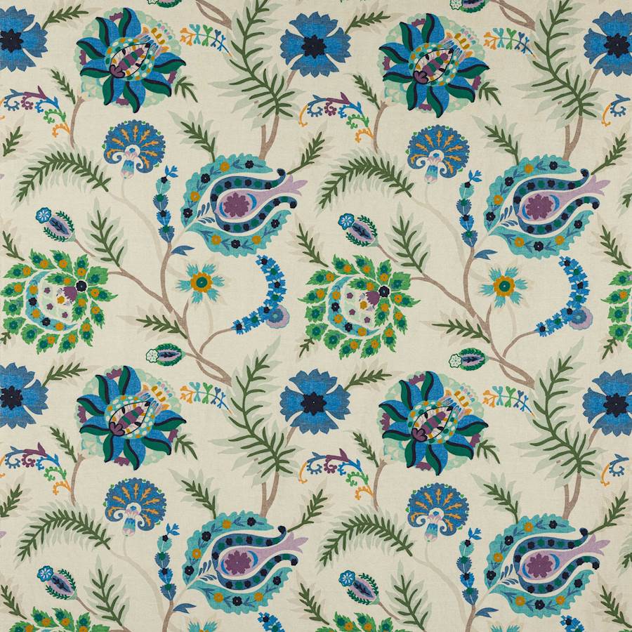Bukhara Blue — Jane Churchill -kangas