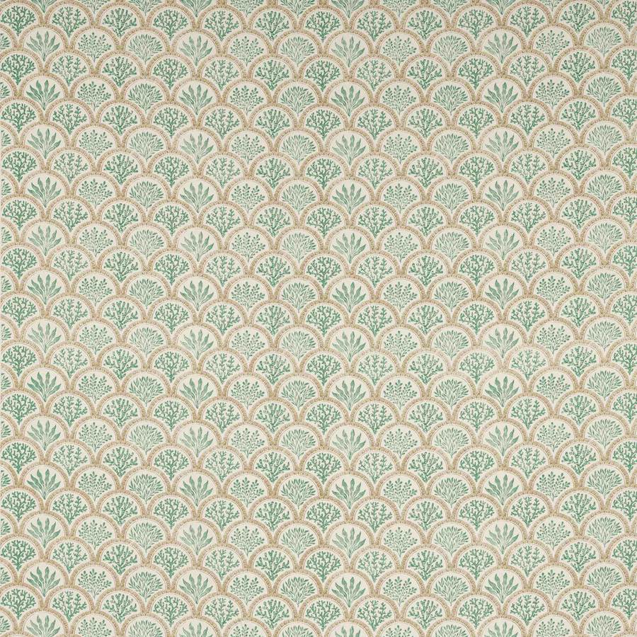 Coralli Aqua/Beige — Jane Churchill stof