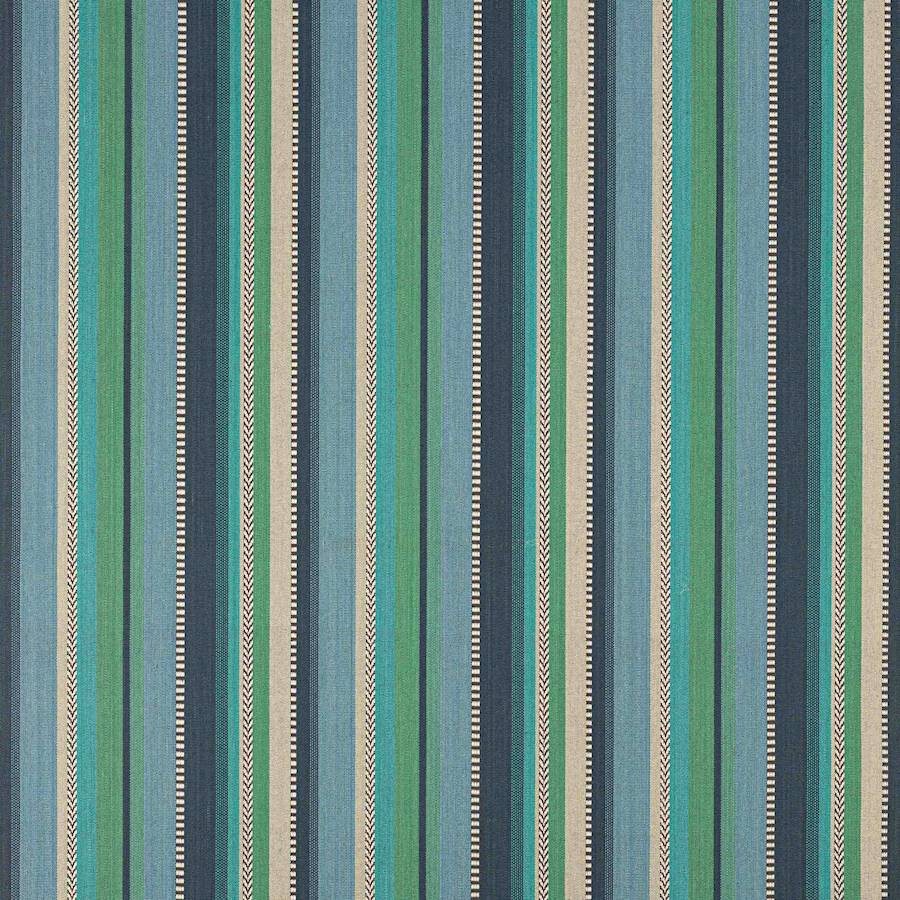 Kansa Stripe Blue — Jane Churchill stof