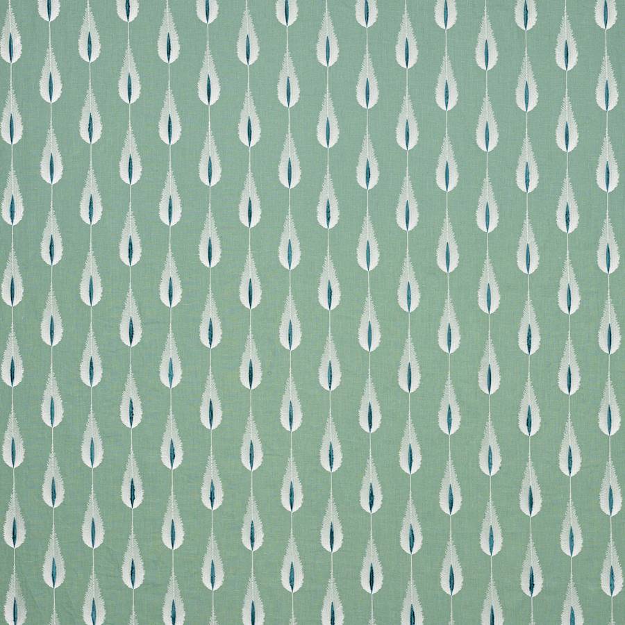 Plato Linen Teal — Jane Churchill stof