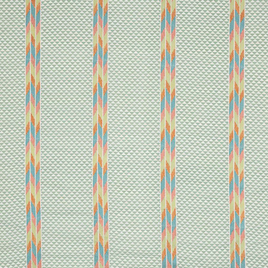 Bodhi Aqua/Multi — Jane Churchill tyg
