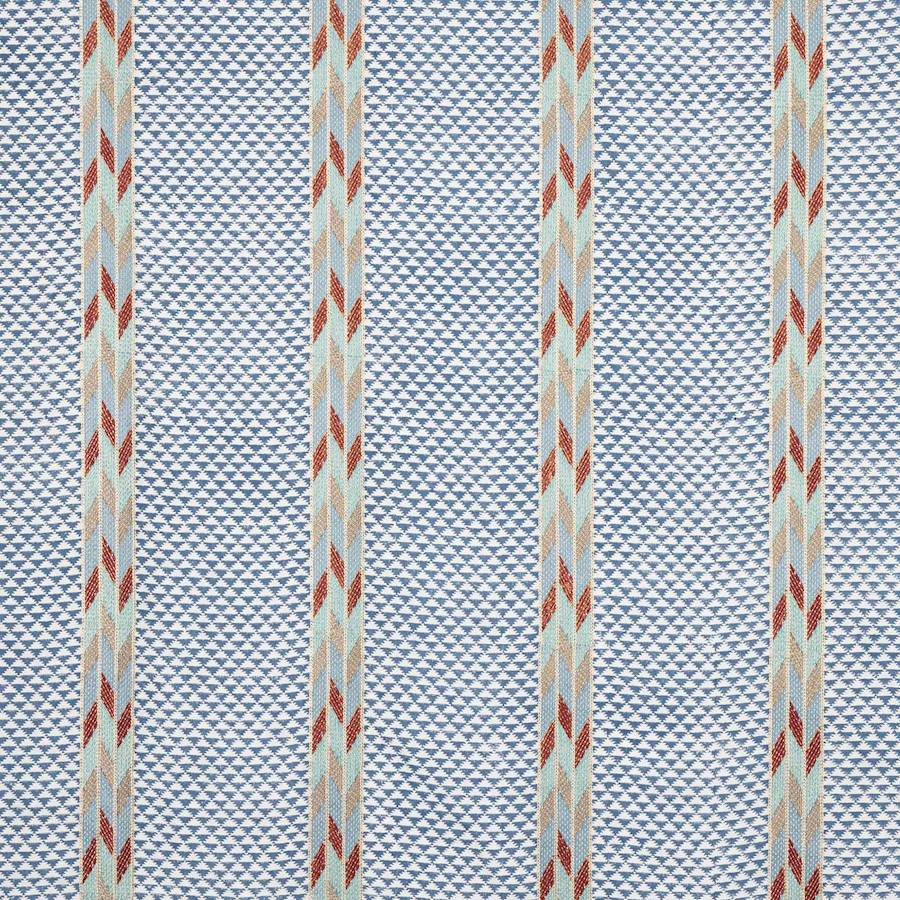 Bodhi Blue/Multi — Jane Churchill tyg