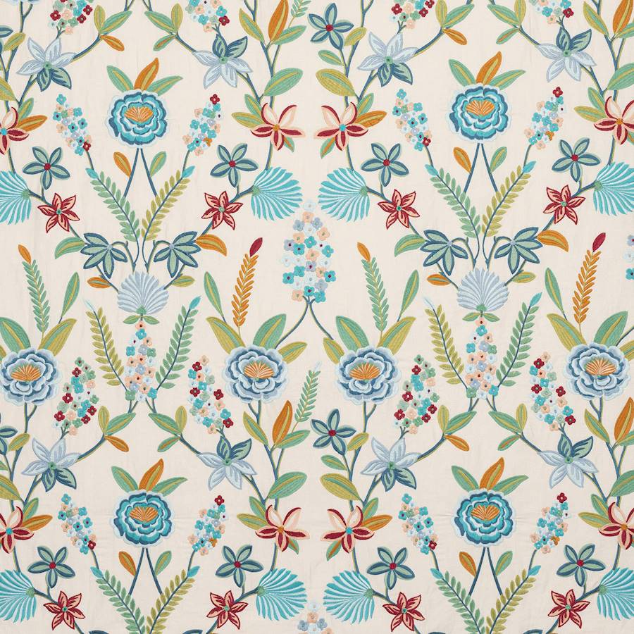 Camille Blue/Green — Jane Churchill stof