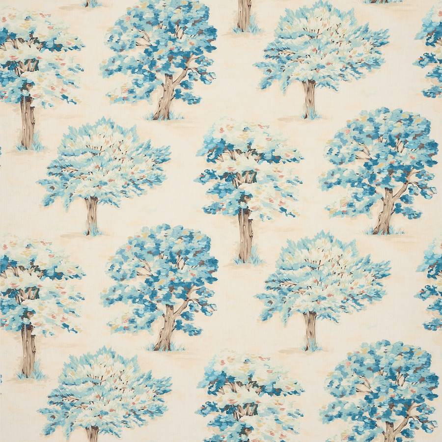 Sylvan Tree Blue — Jane Churchill stof