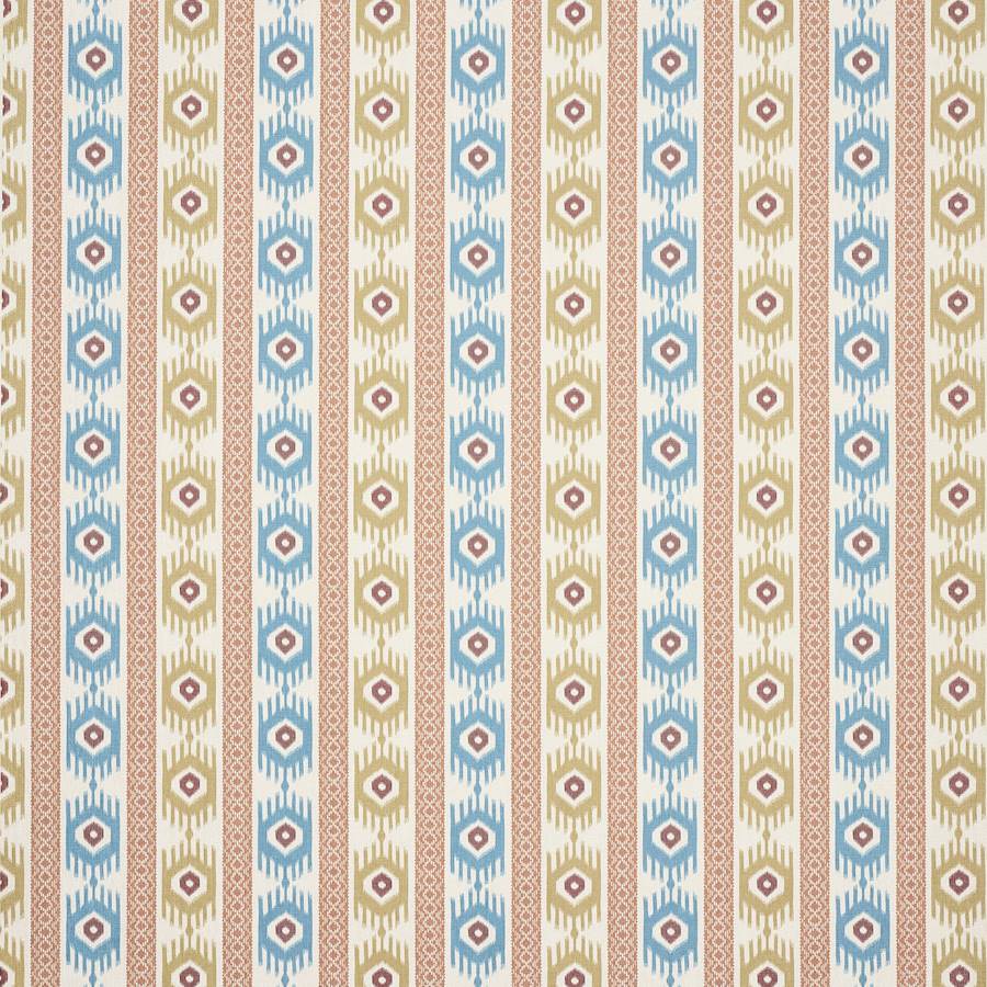 Torrin Blue/Tomato — Jane Churchill stof
