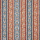 Rivina Stripe Tomato/Blue — Jane Churchill -kangas