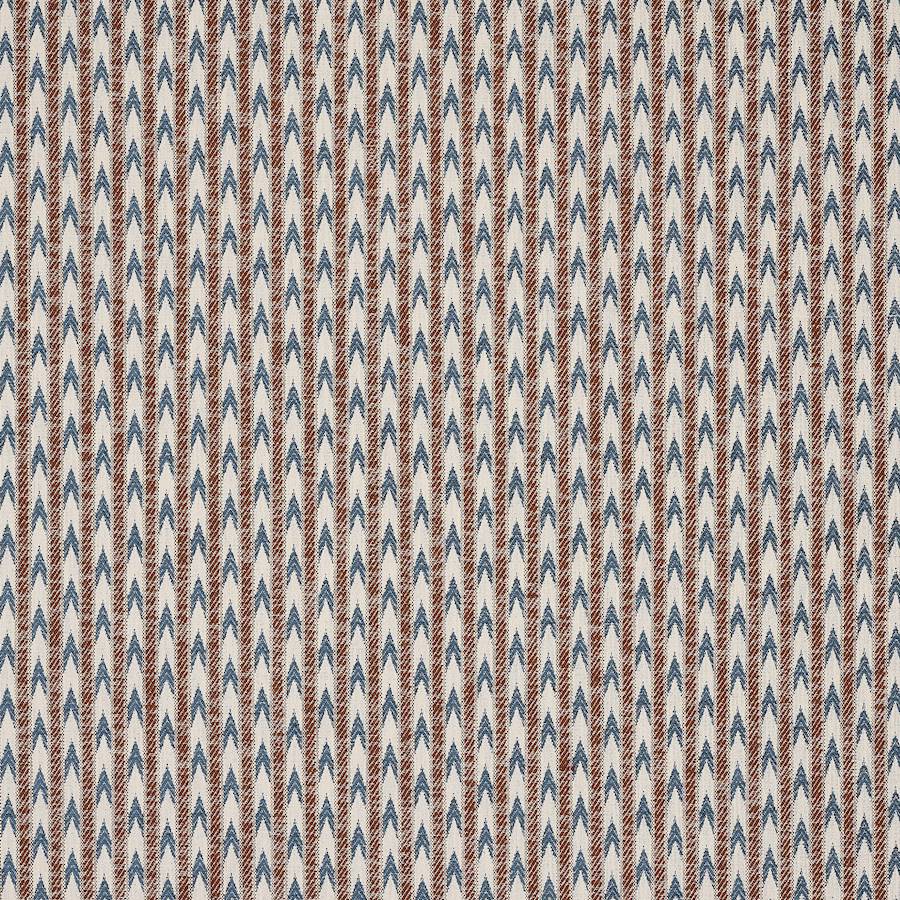 Varro Sienna/Navy — Jane Churchill tyg