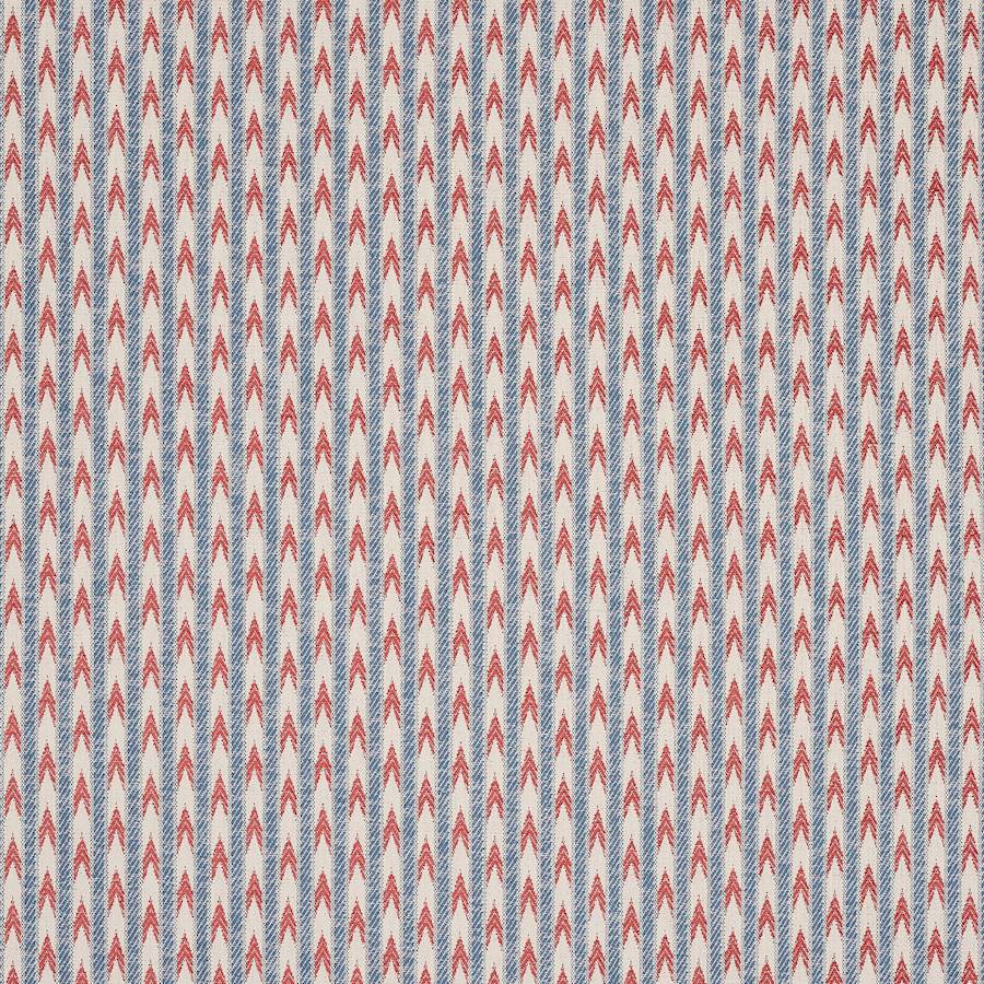 Varro Blue/Red — Jane Churchill tyg