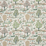 Hestia Aqua/Coral — Jane Churchill stof
