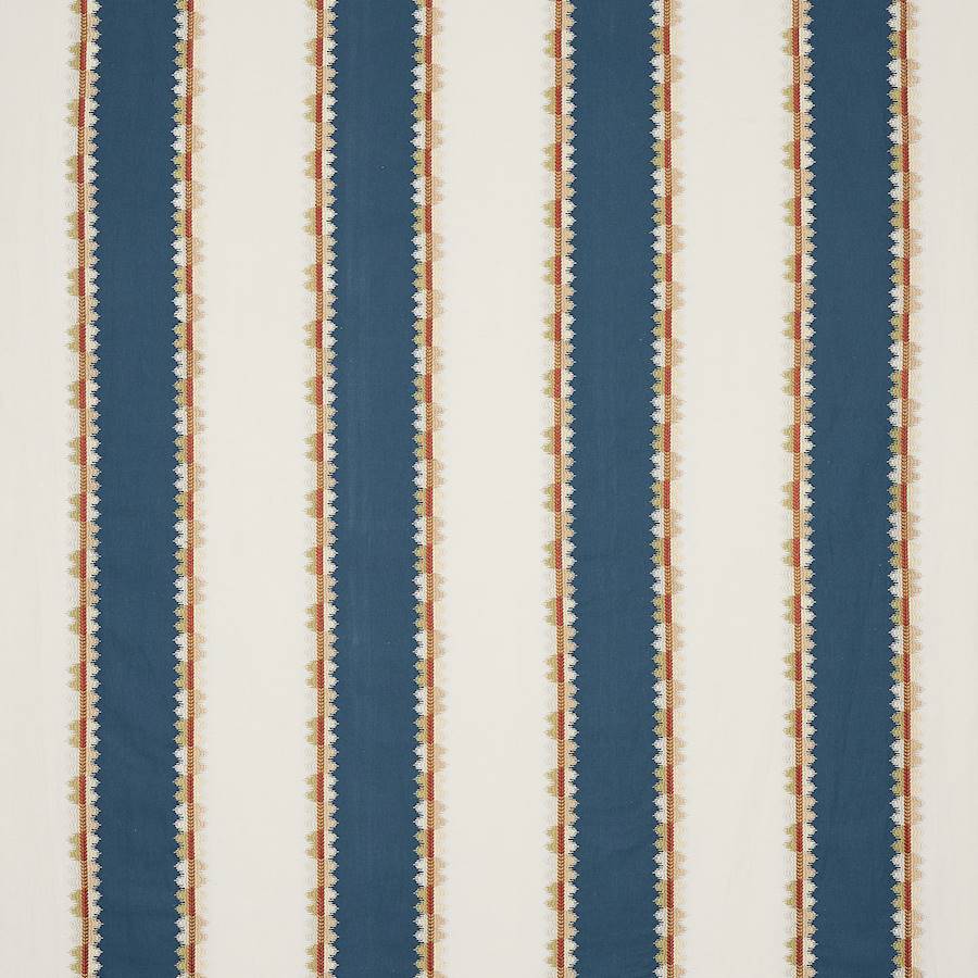 Toro Stripe Navy — Jane Churchill tyg