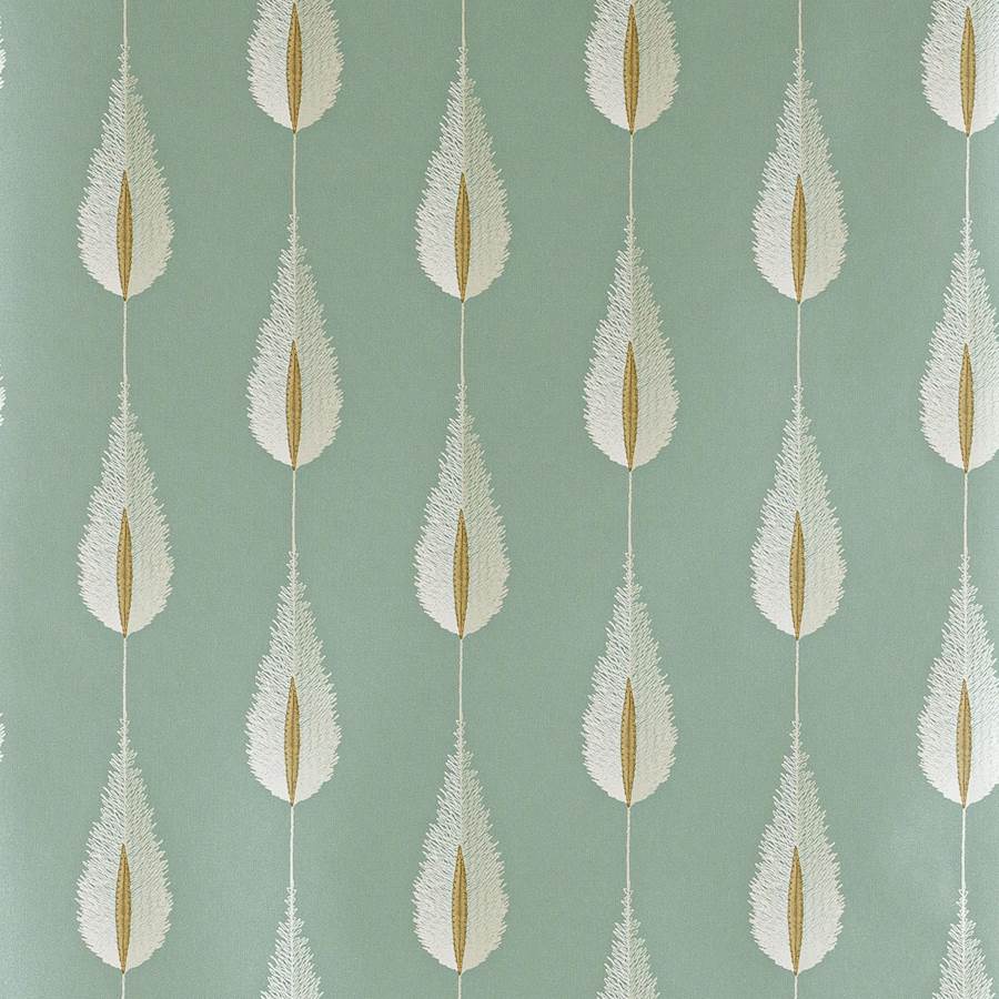 Plato Aqua — Jane Churchill wallpaper